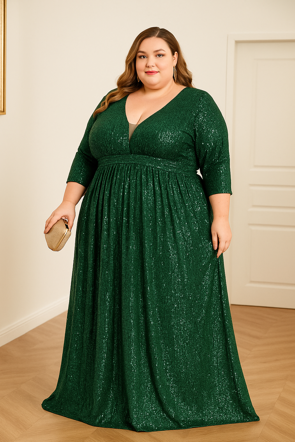 Robe Longue – Élégance Glamour