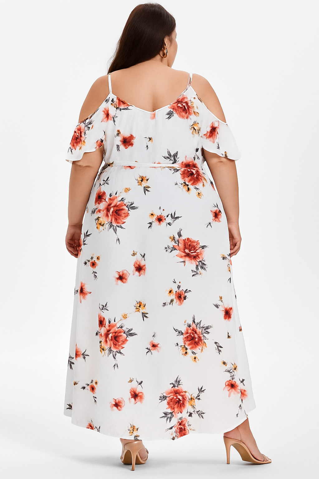 Robe Bohème Grande Taille à Volants – Élégante & Confortable