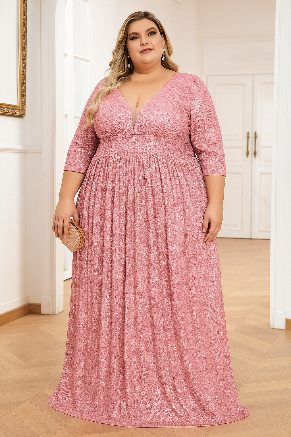 Robe Longue – Élégance Glamour