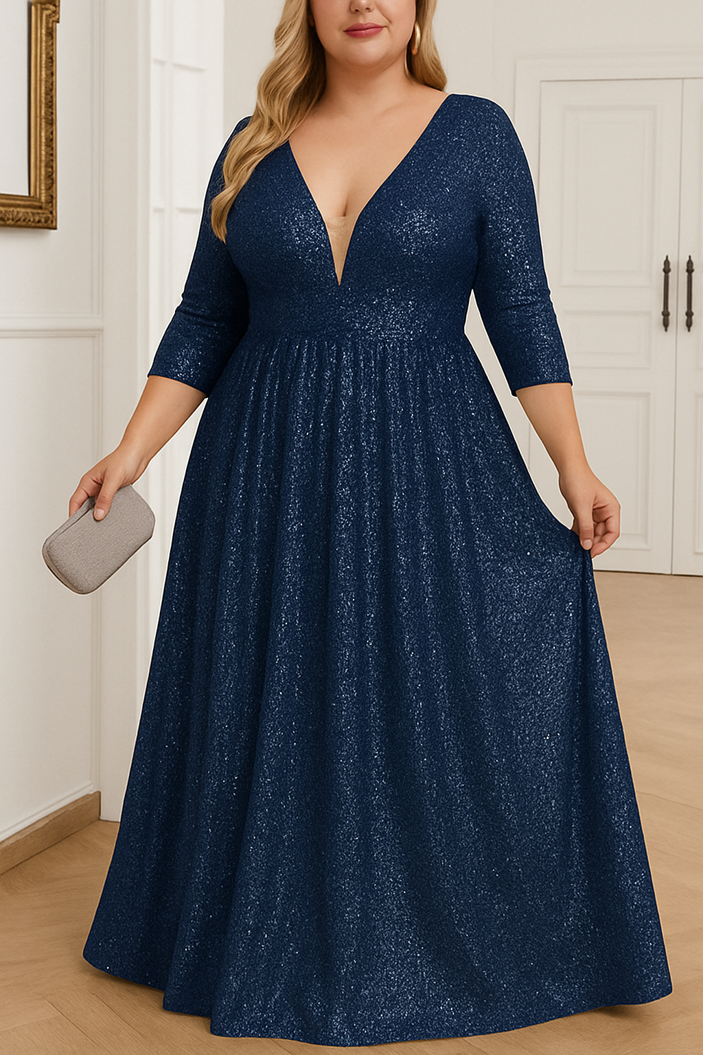 Robe Longue – Élégance Glamour