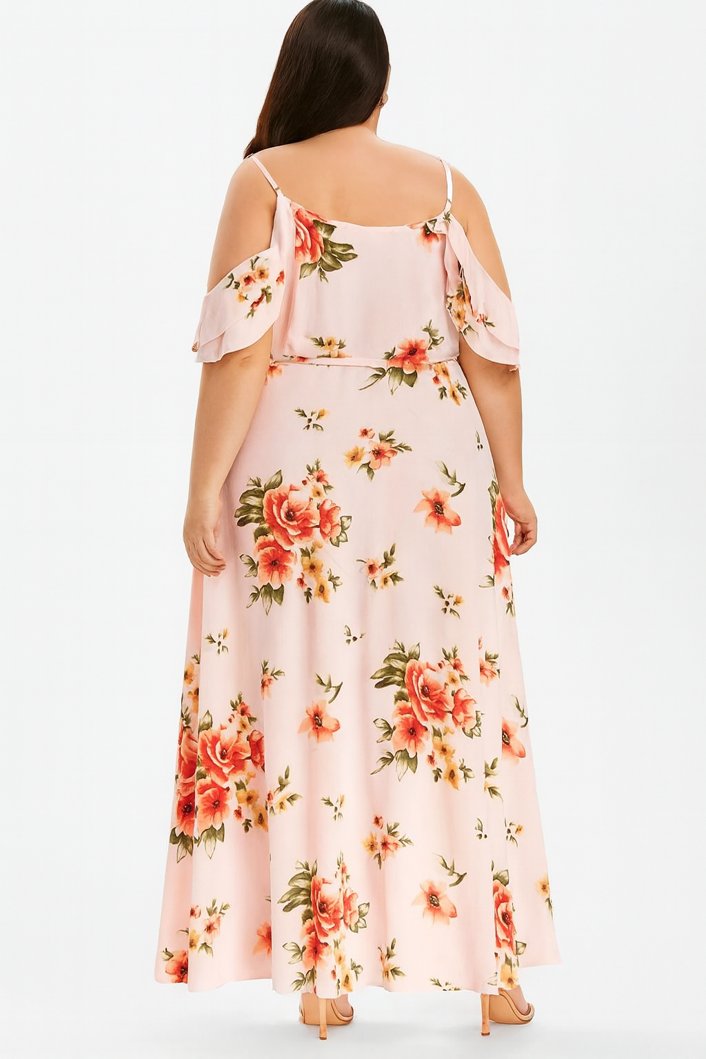 Robe Bohème Grande Taille à Volants – Élégante & Confortable